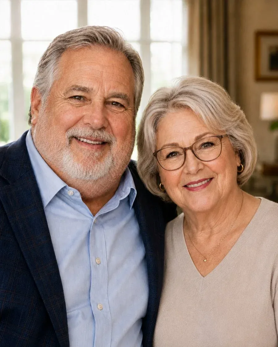 Model image representing David and Karen: retirees, age 70
